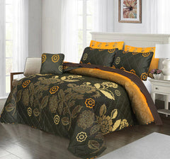7 Pcs Comforter Set King Size Design KCC 1