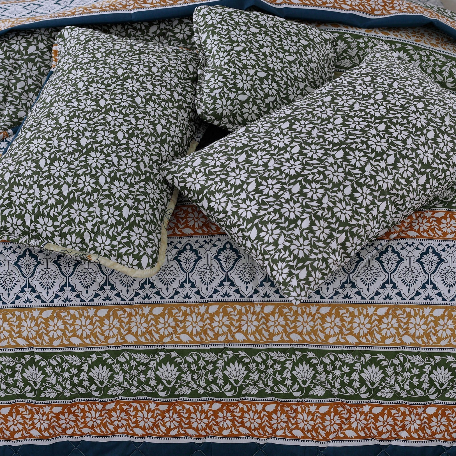 7 Pcs Comforter Set King Size Design KCC 95