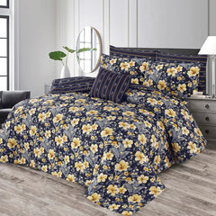 7 Pcs Comforter Set King Size Design KCC 00404
