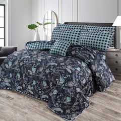 7 Pcs Comforter Set King Size Design KCC 94